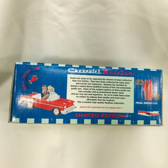 Gearbox 1997 Vintage 1957 Chevy Bel Air Convertible Serial #05366 Pedal Car New - Picture 6 of 10
